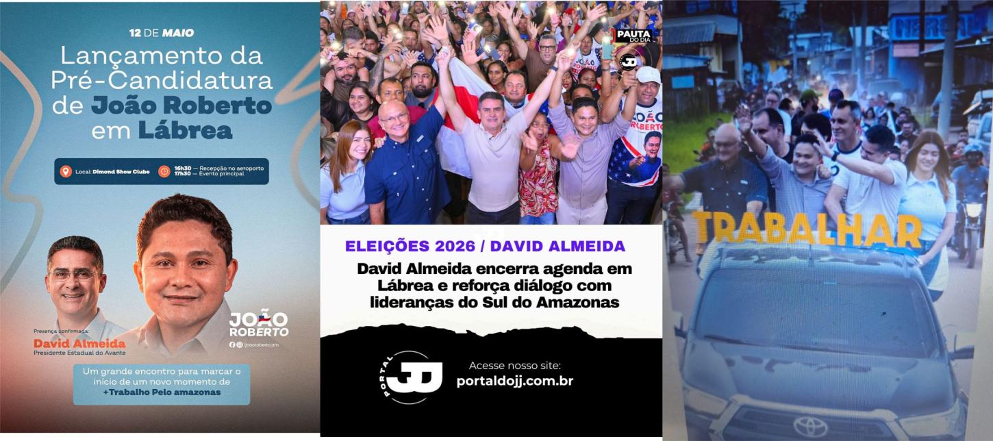 JOÃO ROBERTO (AVANTE) FORMALIZA PRÉ-CANDIDATURA A DEPUTADO ESTADUAL COM O EX-PREFEITO DE MANAUS DAVID ALMEIDA, TADEU DE SOUZA, VEREADORES E LIDERANÇAS POLÍTICAS