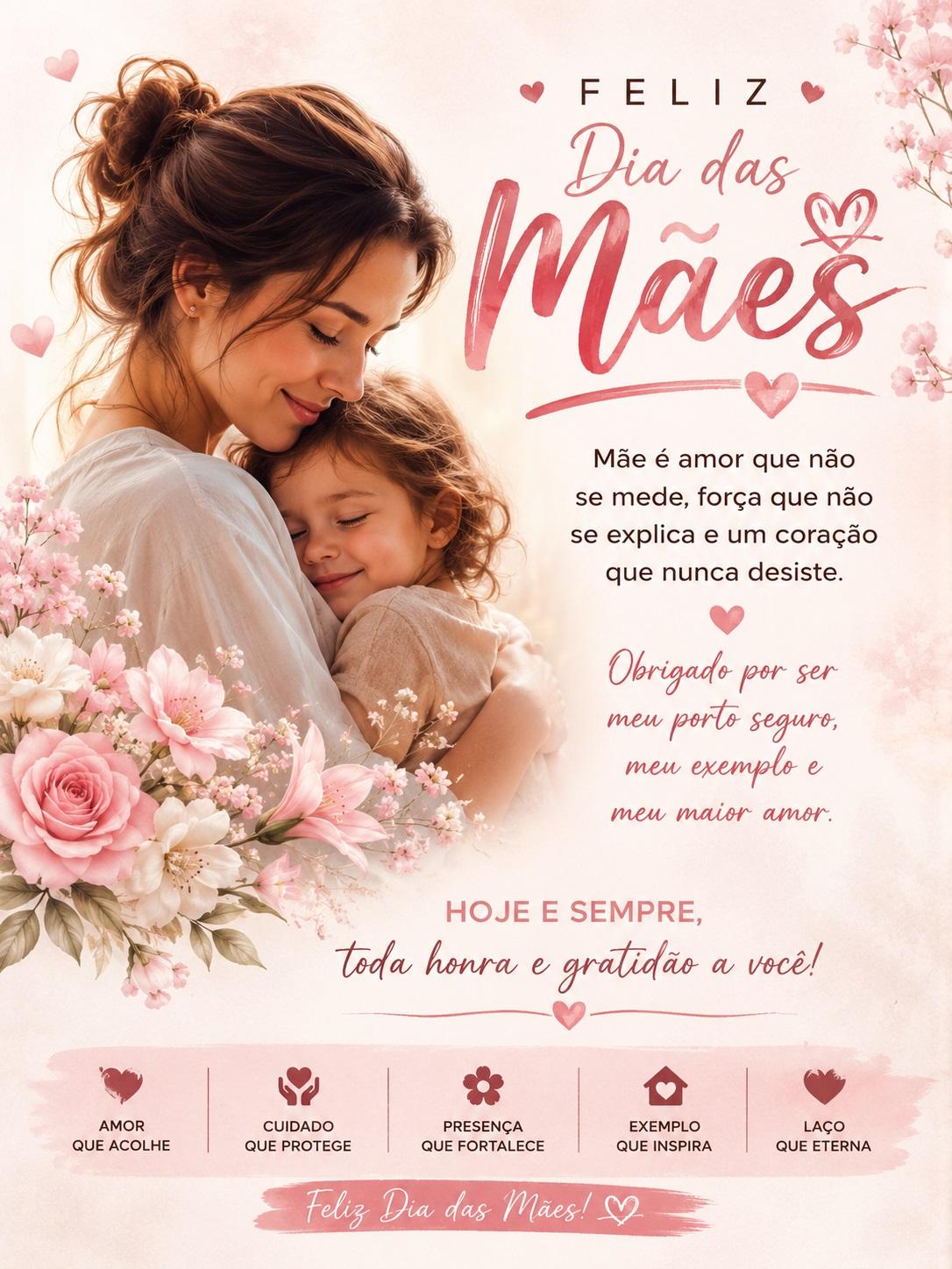 NOSSA HOMENAGEM AO DIA DAS MÃES