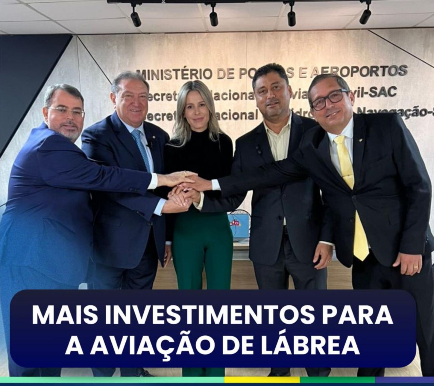 PREFEITO DE LÁBREA PEDE AO MINISTÉRIO DE PORTOS E AEROPORTOS A DESCENTRALIZAÇÃO DA GESTÃO DO AEROPORTO LOCAL