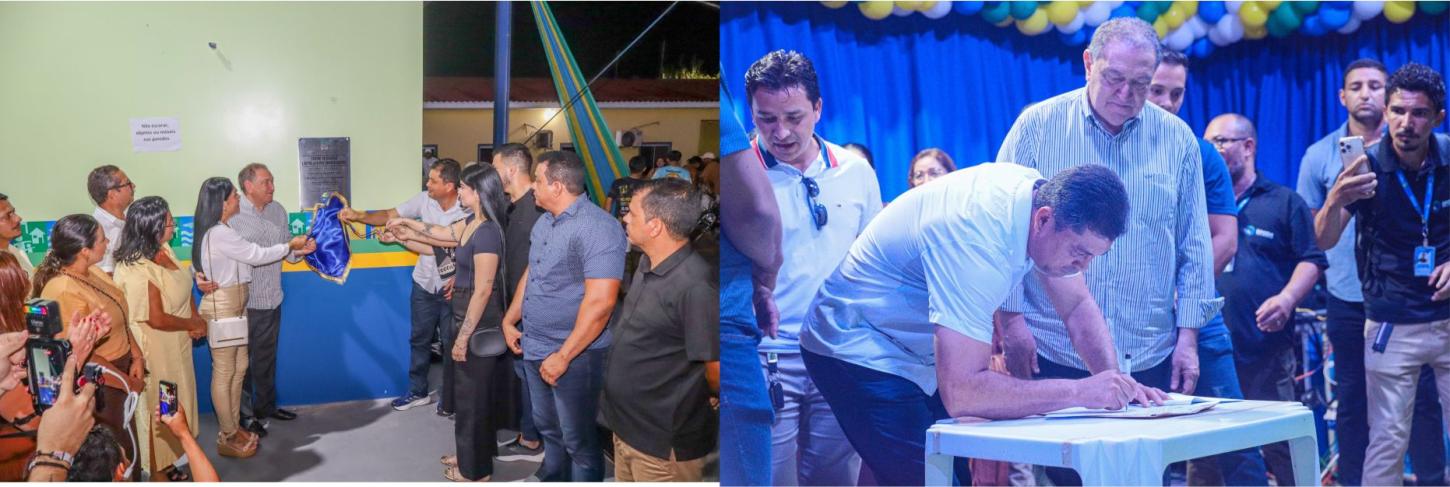 PREFEITO GERLANDO LOPES (PL) E ´DEPUTADO ÁTILA LINS (PSD)  ENTREGAM CENTRO DE EVENTOS NA CIDADE DE LÁBREA, A “PRINCESINHA DO PURUS”