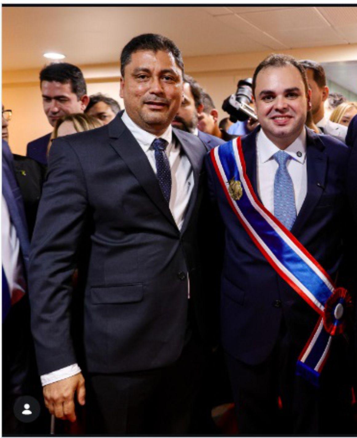 PREFEITO GERLANDO LOPES (PL) PRESTIGIA ELEIÇÃO DO NOVO GOVERNADOR DO AMAZONAS E PREGA UNIÃO DE FORÇAS