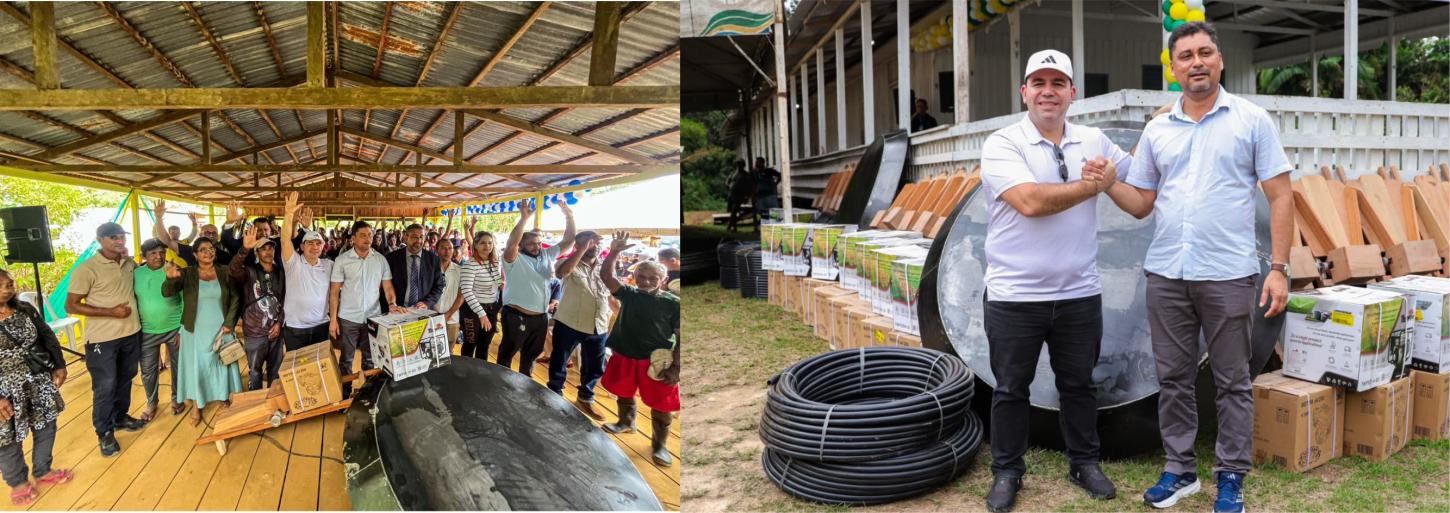PREFEITURA DE LÁBREA, COM APOIO DECISIVO DO DEPUTADO WILKER BARRETO (PSD), FEZ ENTREGA DE CESTAS DE ALIMENTOS E IMPLEMENTOS PARA POTENCIALIZAR AGRICULTORES DO MUNICÍPIO