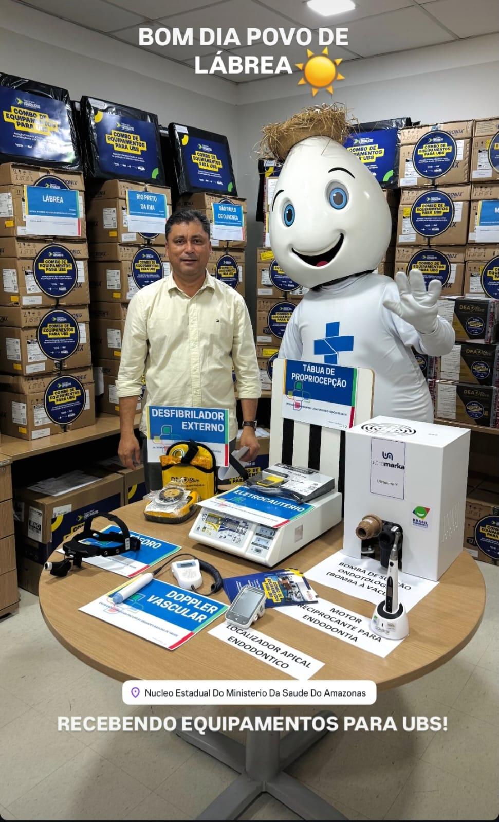 MINISTÉRIO DA SAÚDE ENTREGA KITS DE SAÚDE BUCAL E COMBOS DE EQUIPAMENTOS PARA UNIDADES BÁSICAS DE SAÚDE (UBS) DO MUNICÍPIO DE LÁBREA