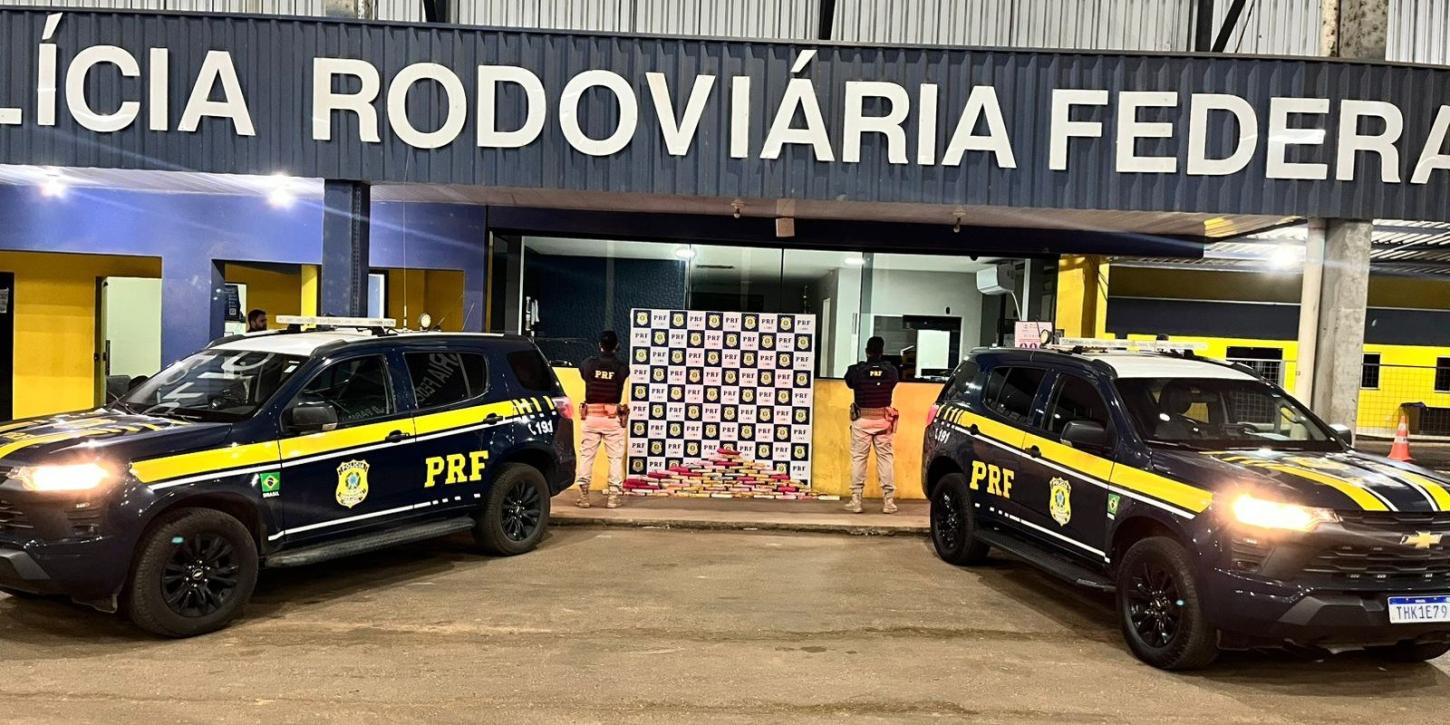 PRF intercepta carga com quase 80 kg de cocaína em Ji-Paraná