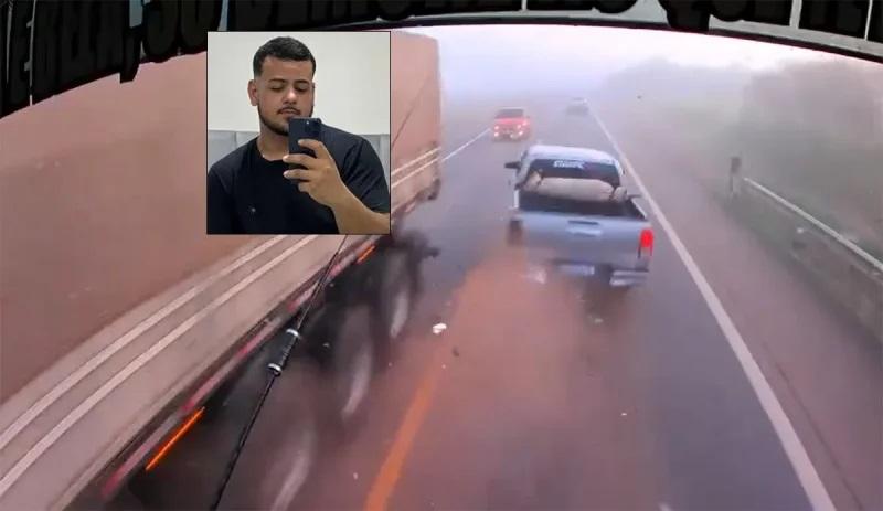 Vídeo: tentativa de ultrapassagem termina com morte de empresário na BR-364