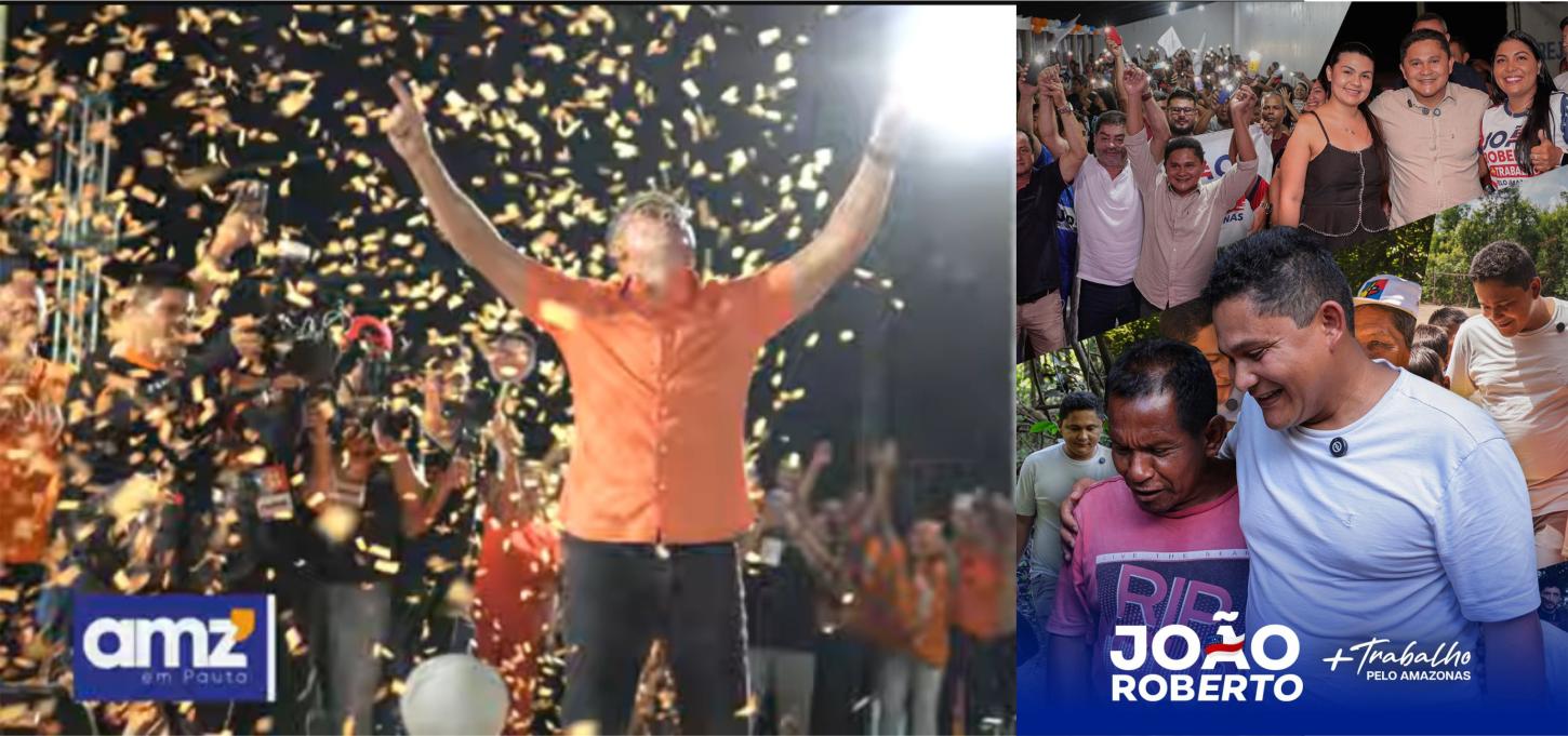 DAVID ALMEIDA OFICIALIZADO CANDIDATO AO GOVERNO DO AMAZONAS E JOÃO ROBERTO DE LÁBREA A DEPUTADO ESTADUAL