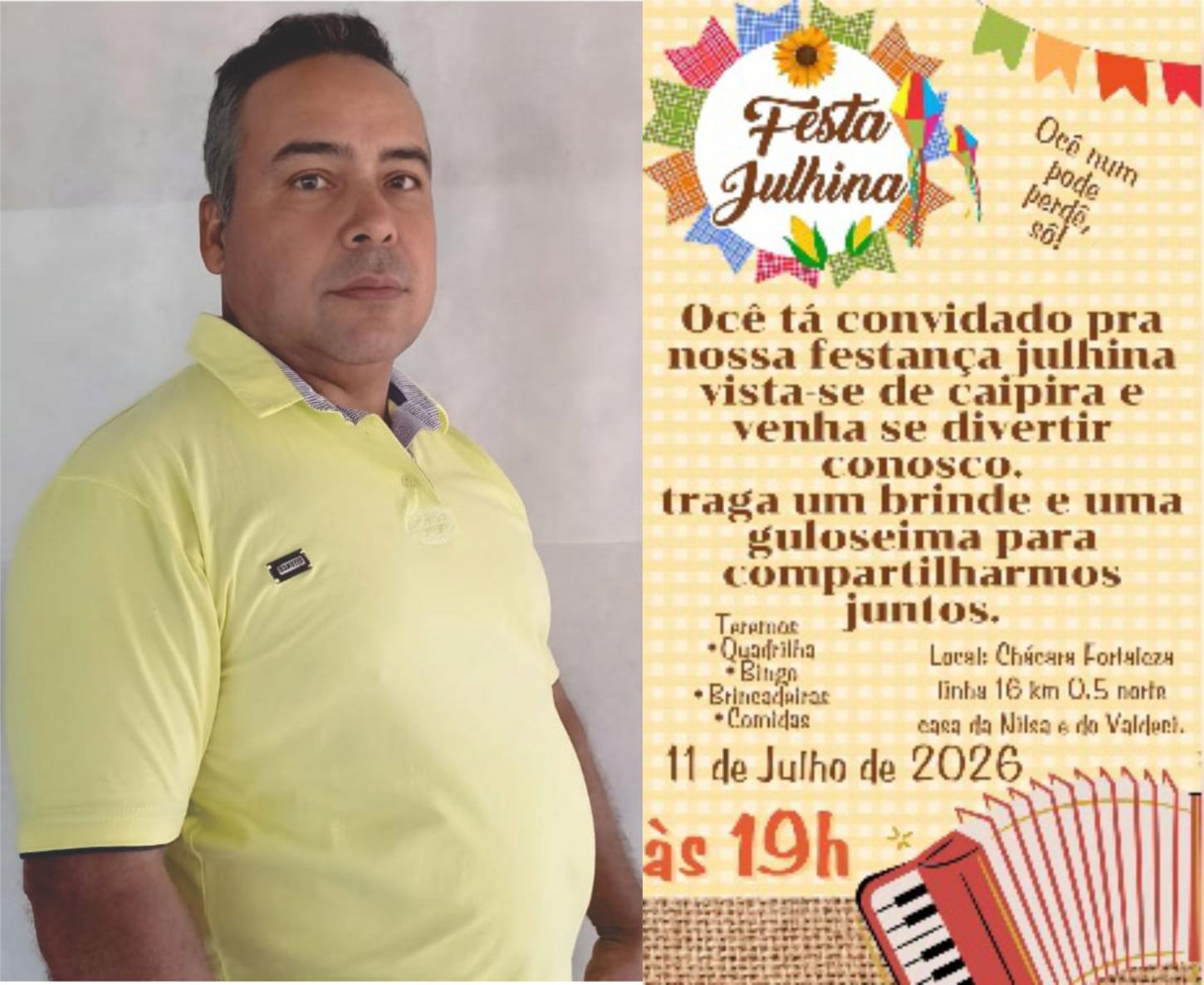 Festa Julhina promete reunir comunidade de Nova Brasilândia do Oeste com muita animação, música e tradição