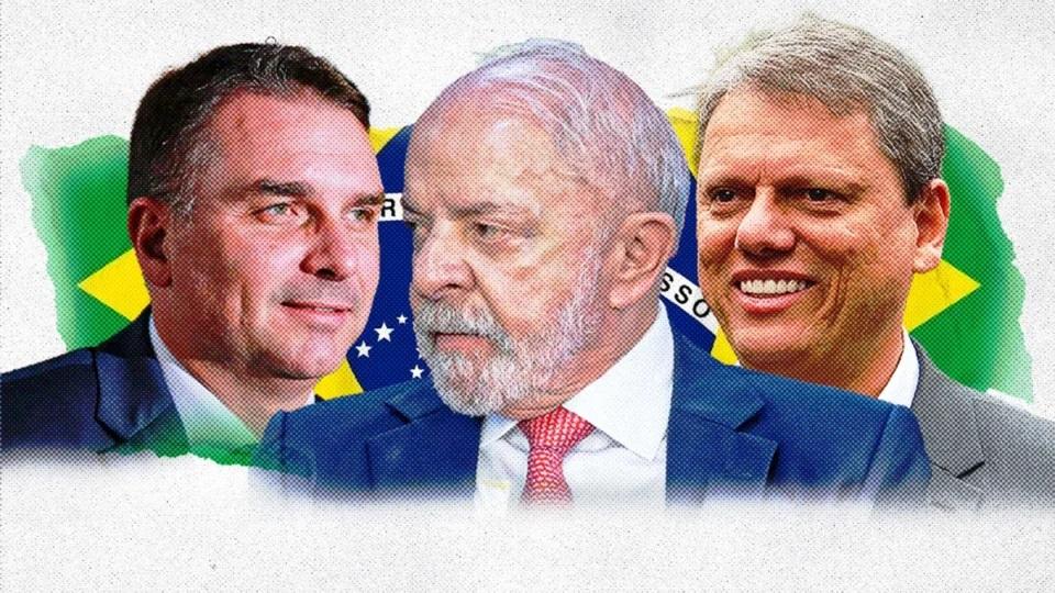 Reeleição de Tarcísio embaralha disputa Lula x Flávio em 2026