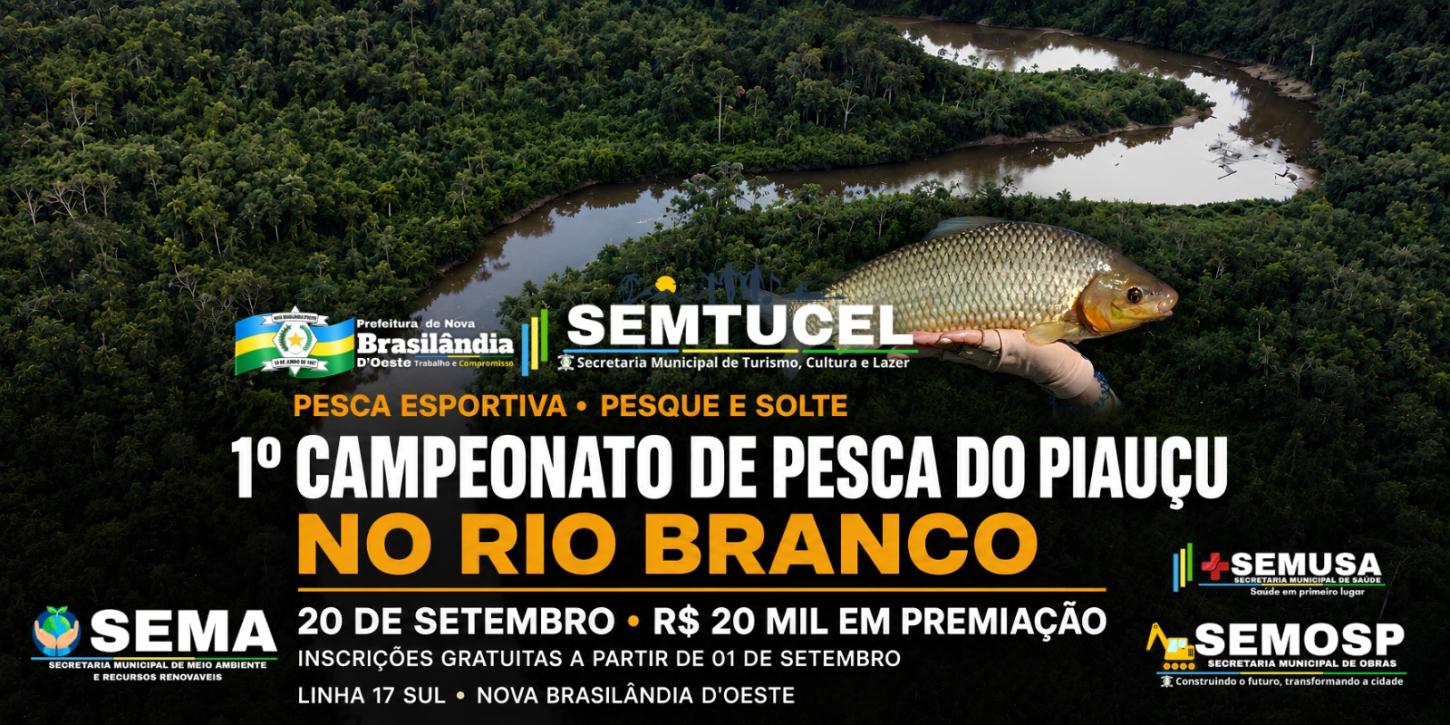 Regulamento para o campeonato de pesca do piaçú no rio branco