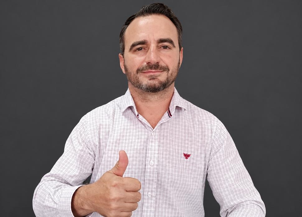 Candidato vilhenense Laércio Torres sofre acidente entre Cacoal e Pimenta Bueno, RO