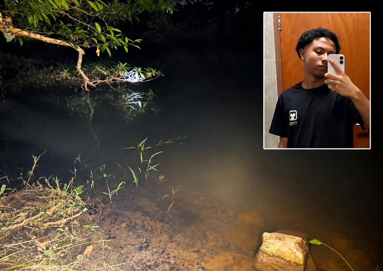 Corpo de Eduardo Borges da Cruz, de 18 anos, é encontrado após afogamento em Alta Floresta do Oeste