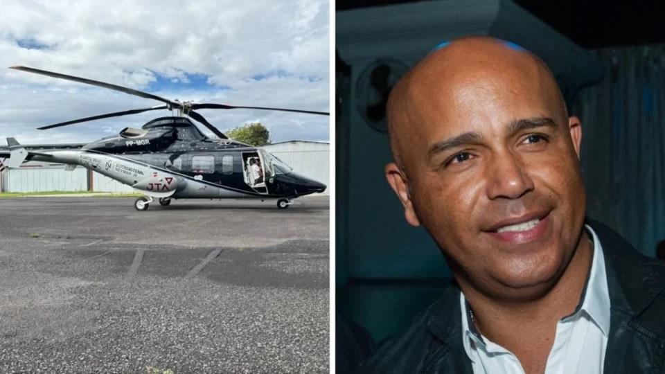 FAB mobiliza Black Hawk e avião de busca por helicóptero desaparecido com cantor Rick em SC