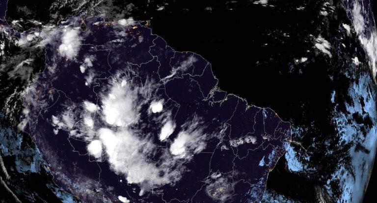 CPTEC/Inpe aponta áreas de instabilidade e risco de chuva intensa em Rondônia