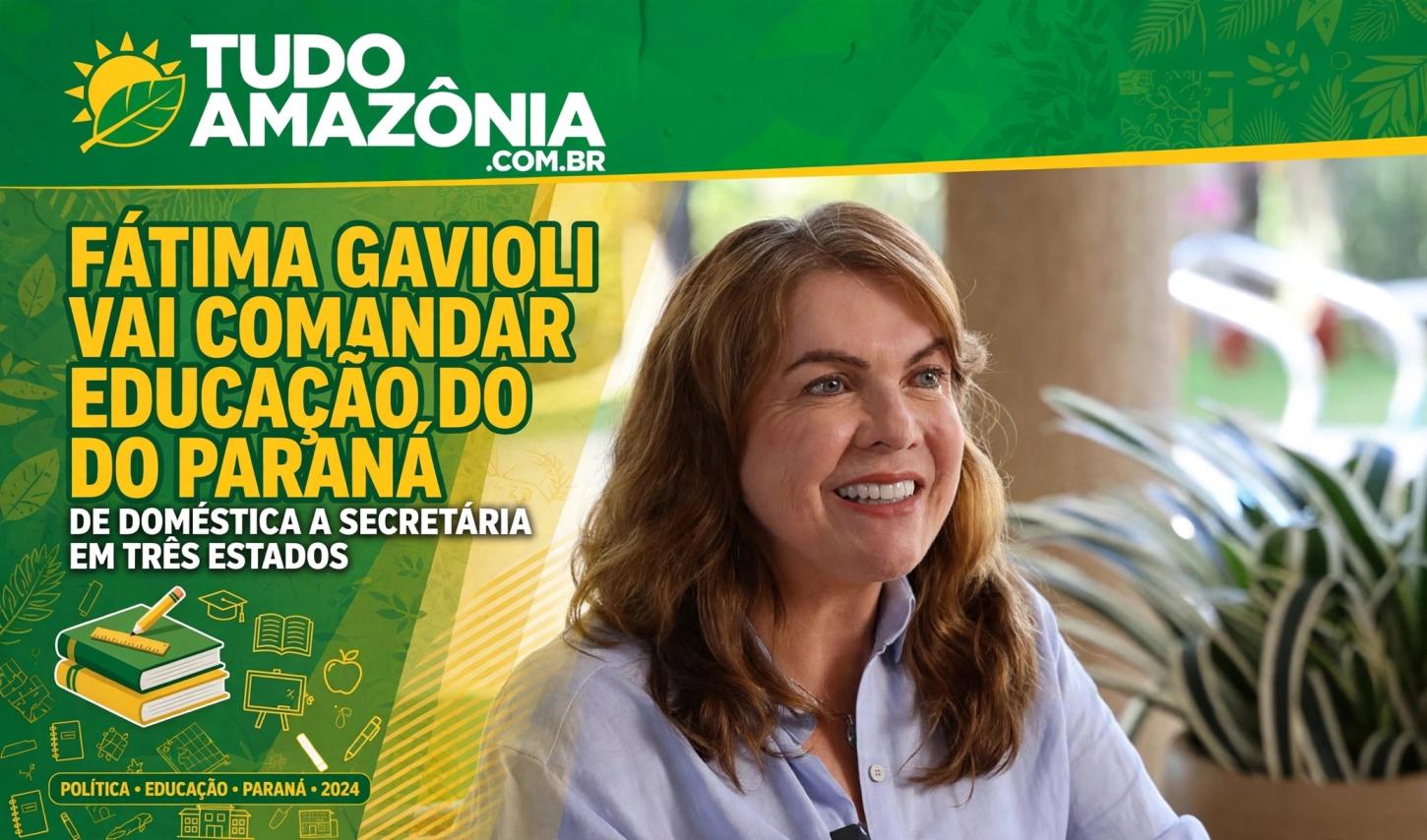De doméstica a secretária em três estados: Fátima Gavioli vai comandar a Educação do Paraná