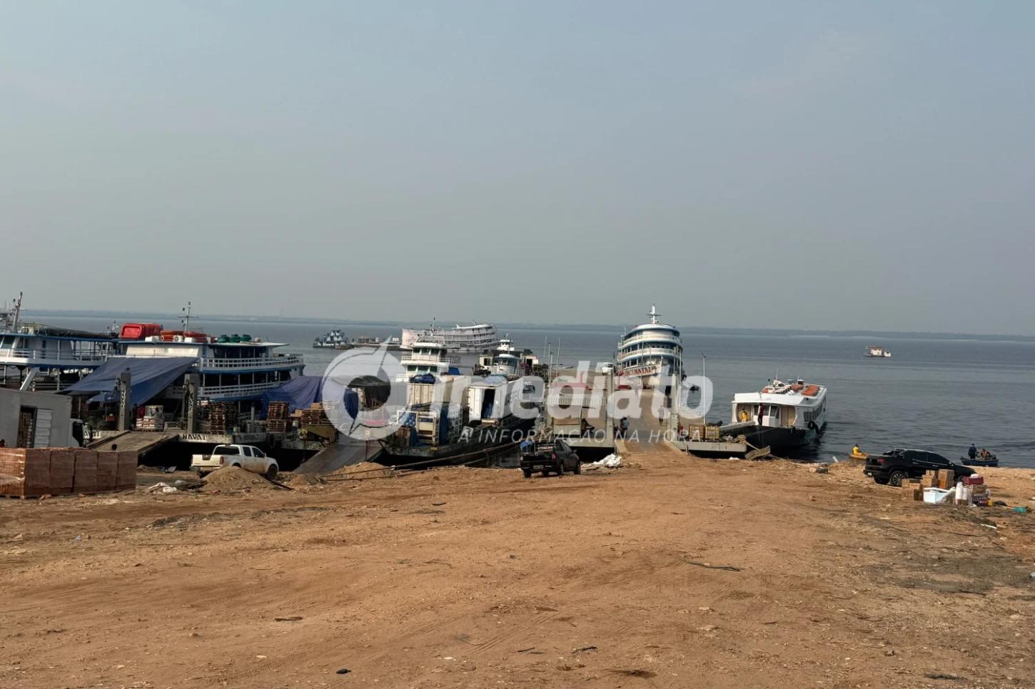 Estiagem mantém Rio Negro em nível baixo e deixa 46 municípios do Amazonas em emergência