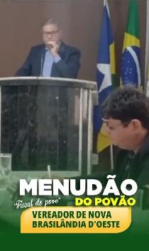 Menudão do Povão apresenta projetos para ampliar assistência social e incentivar o esporte em Nova Brasilândia do Oeste