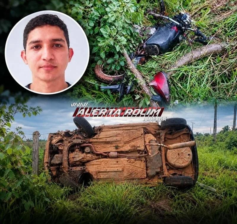 Não resistiu: Motociclista morre após colisão frontal entre moto e carro na RO-010, em Rolim de Moura