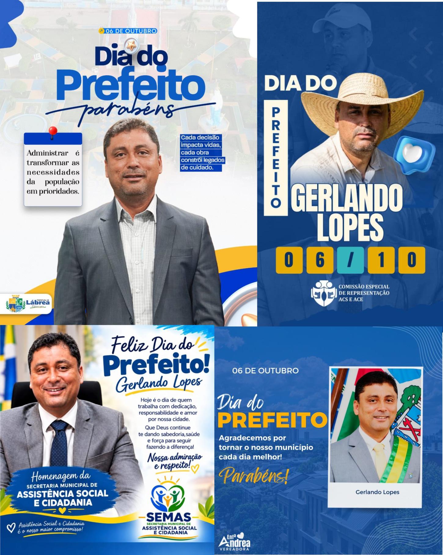 “NO DIA DO PREFEITO”, GERLANDO LOPES (PL), PREFEITO DE LÁBREA DIZ QUE “GOVERNAMOS O MUNICÍPIO COM SABEDORIA, SERENIDADE, JUSTIÇA E DEDICAÇÃO”