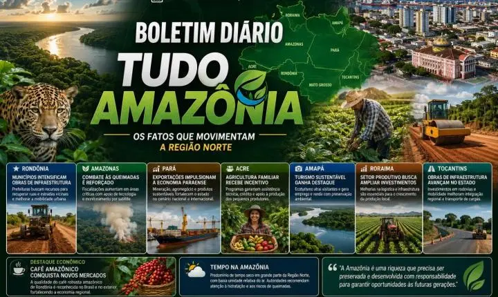 BOLETIM DIÁRIO TUDO AMAZÔNIA