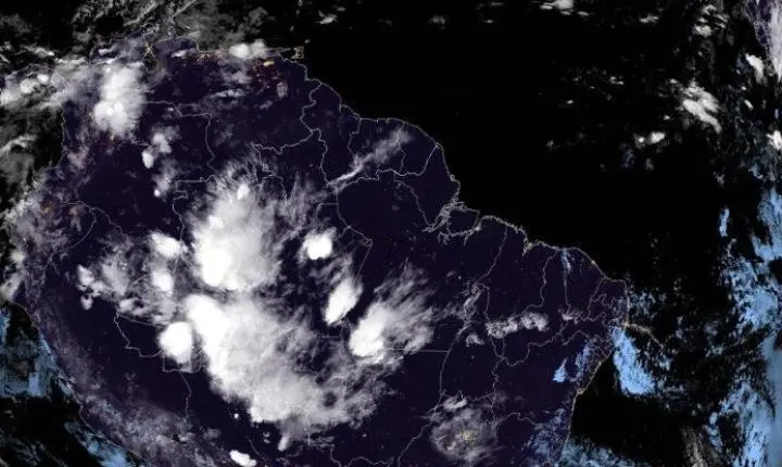 CPTEC/Inpe aponta áreas de instabilidade e risco de chuva intensa em Rondônia